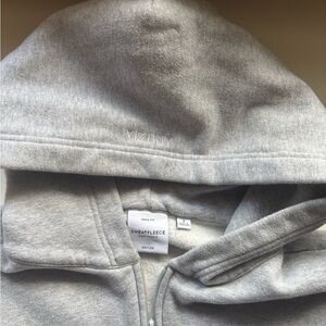 Aritzia Gray Mega Fit Sweatfleece Hoodie